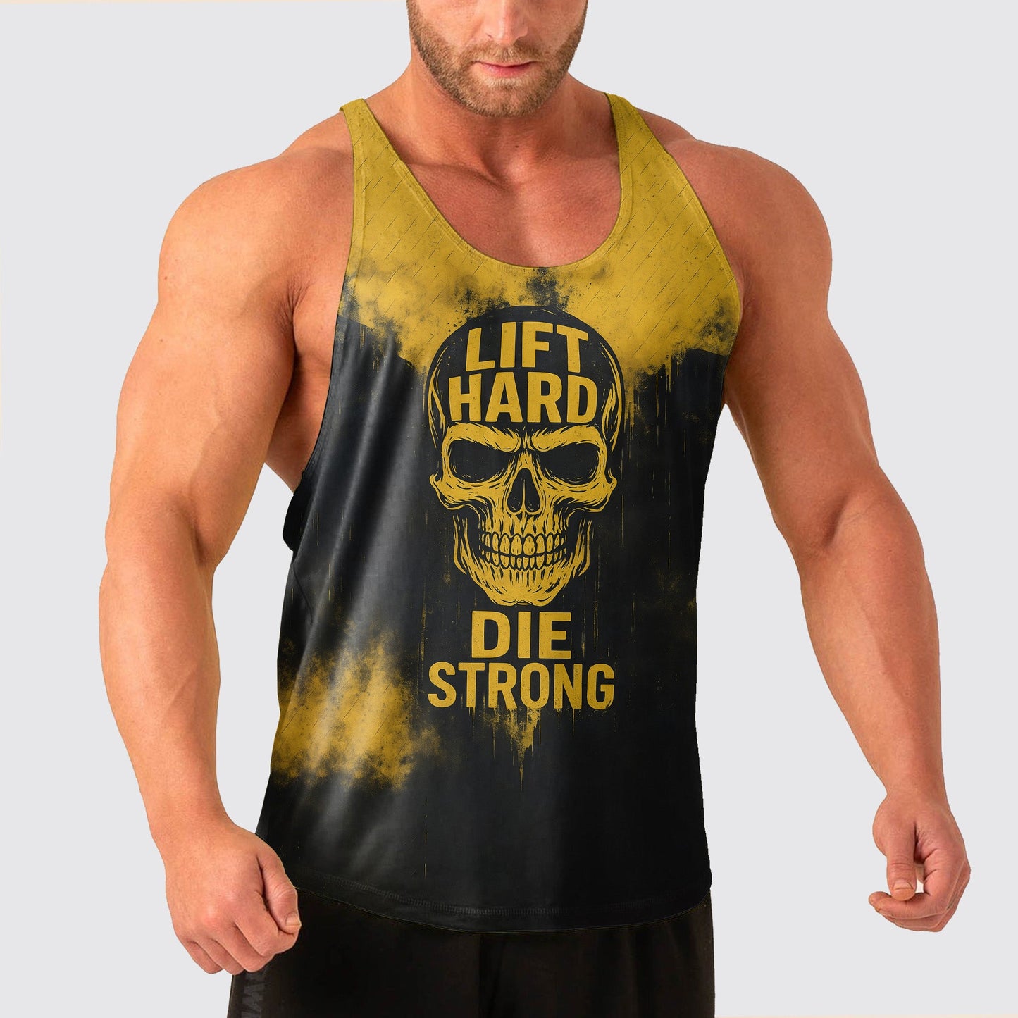 Skull Power Training Tank Top for Men- TT02612