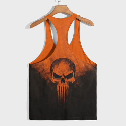Skull 3D Racerback Tank Top- TT02640