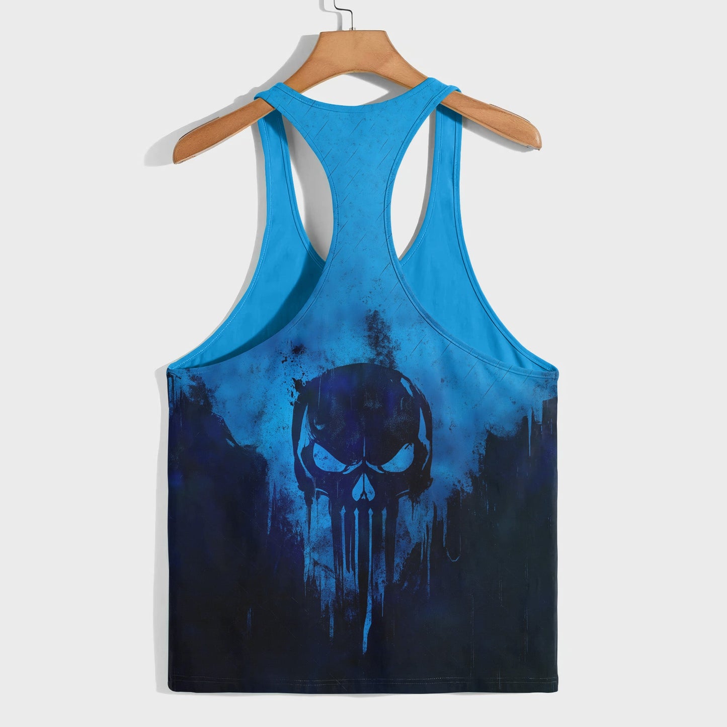 Skull 3D Racerback Tank Top- TT02641