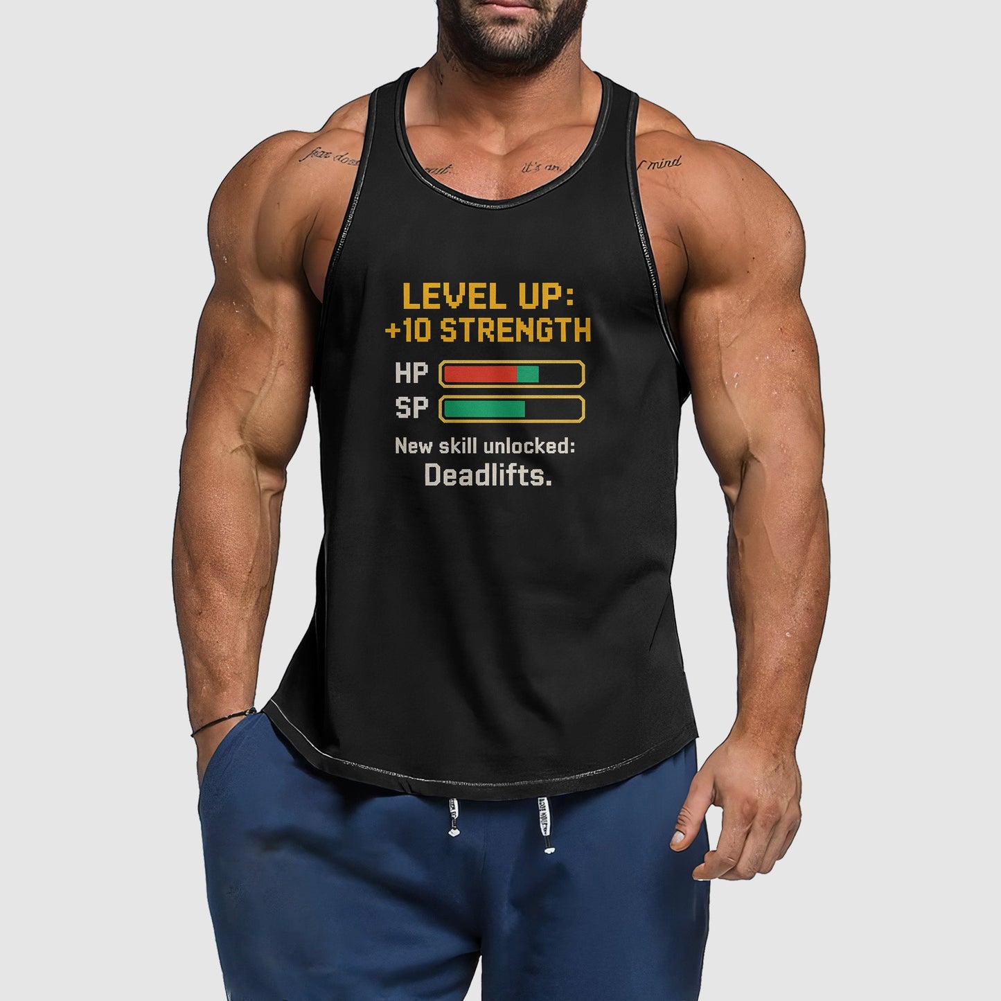 Ultimate Gym Tank Top for Men: Stay Cool and Comfy During Intense Workouts- TT02767