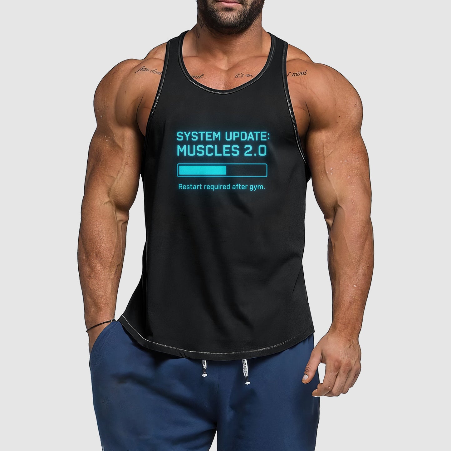 Ultimate Gym Tank Top for Men: Stay Cool and Comfy During Intense Workouts- TT02770