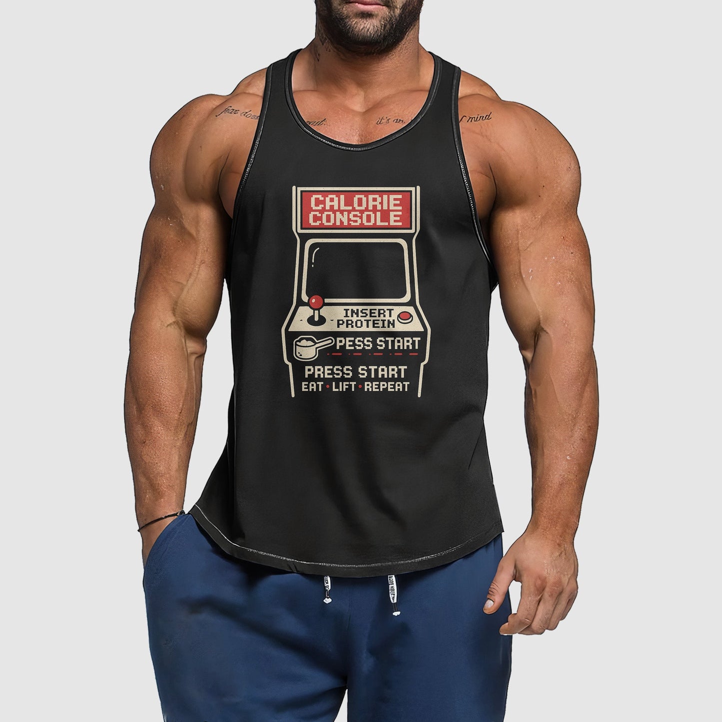 Ultimate Gym Tank Top for Men: Stay Cool and Comfy During Intense Workouts- TT02778