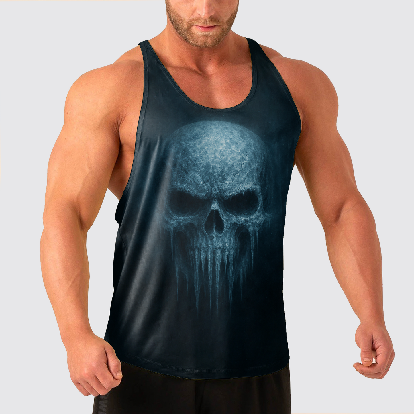 Skull Power Training Tank Top for Men- TT02821