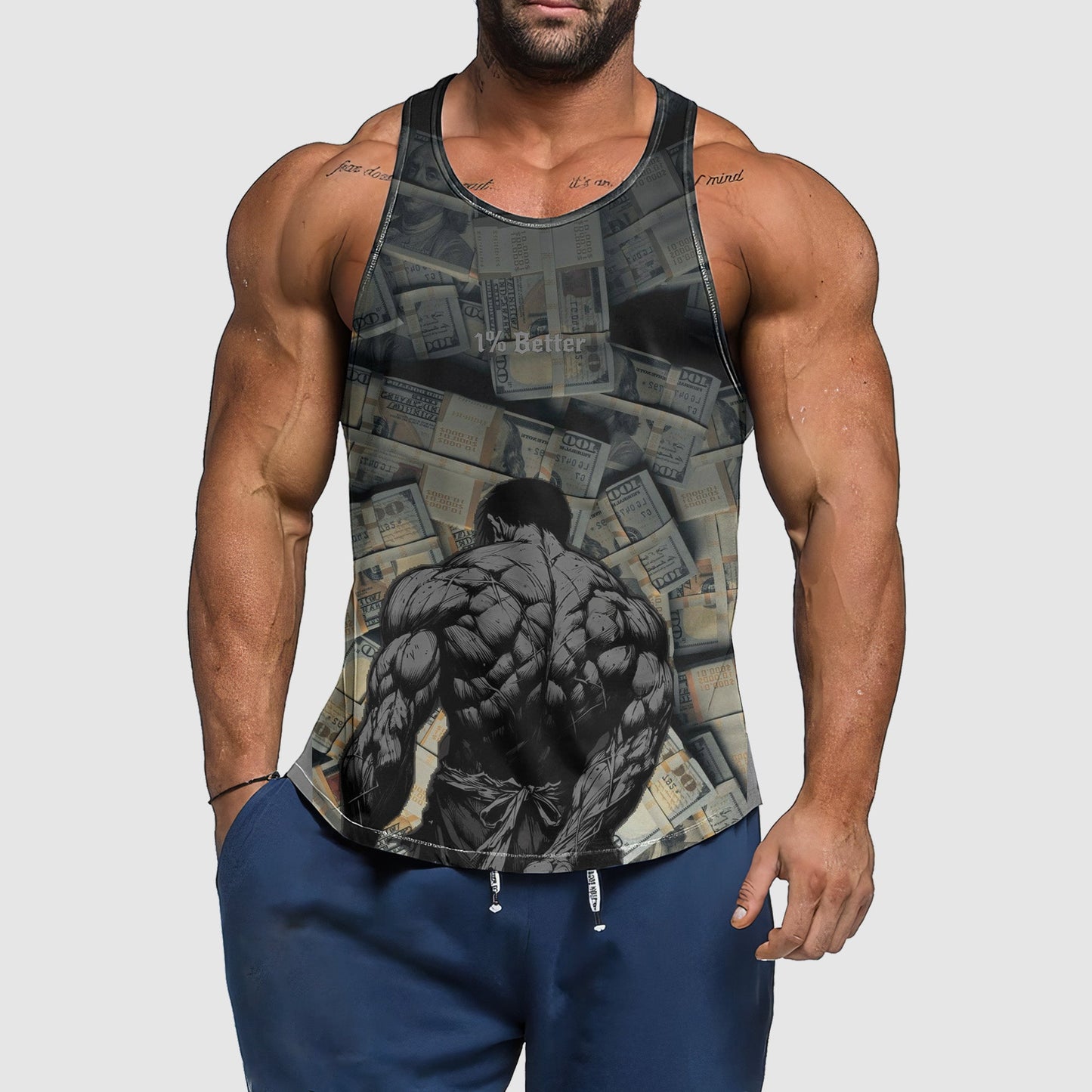 Ultimate Gym Tank Top for Men: Stay Cool and Comfy During Intense Workouts- TT02870