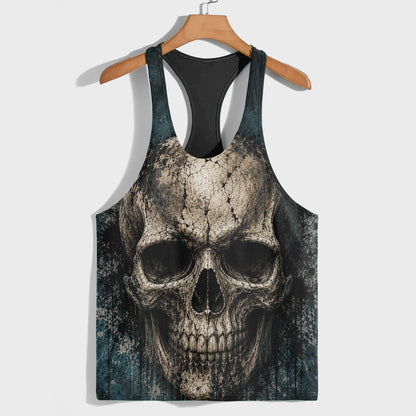 Skull 3D Racerback Tank Top- TT03011