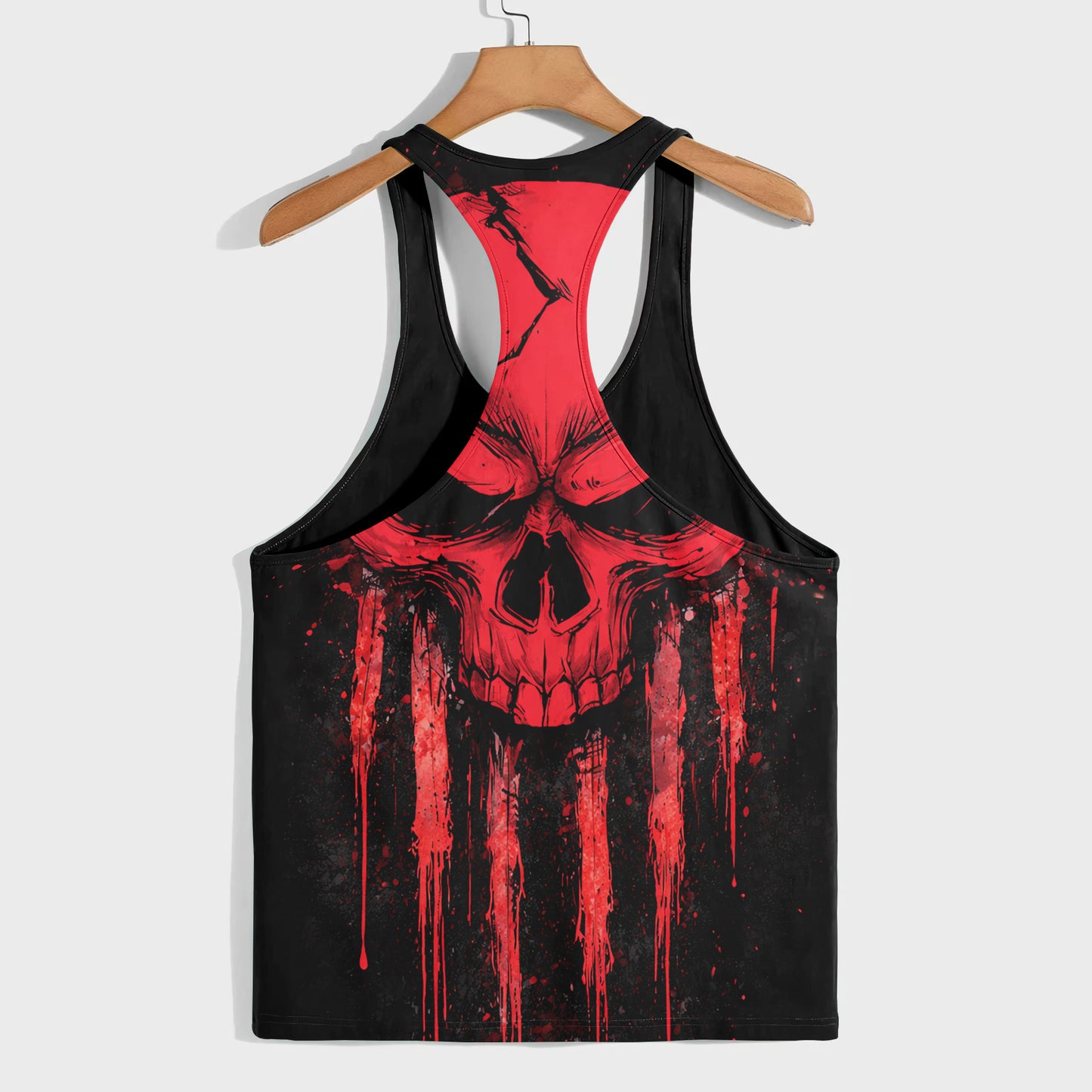 Skull 3D Racerback Tank Top- TT03061