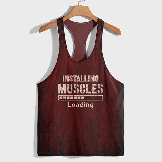 Bodybuilding Racerback Tank Top- TT03116