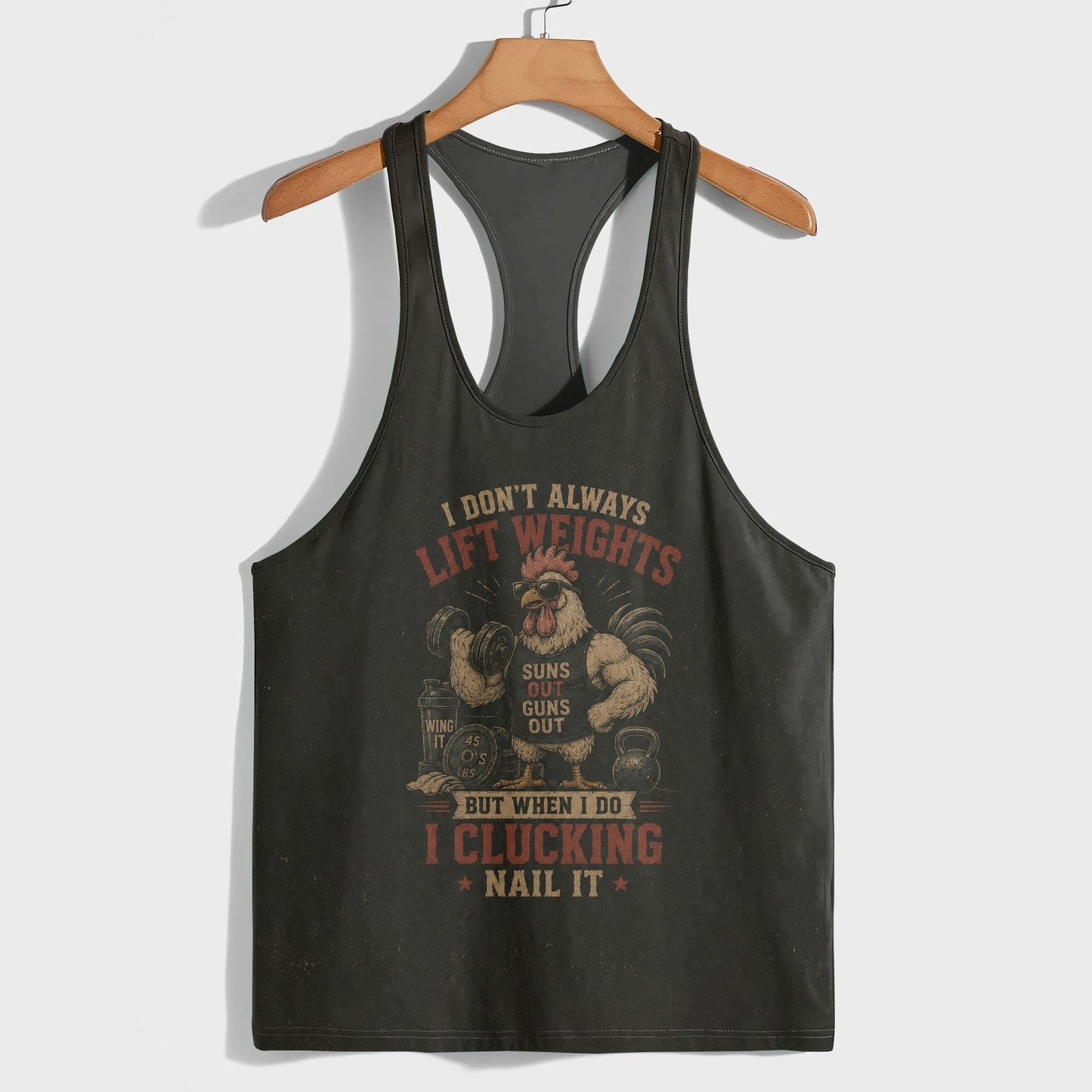 Bodybuilding Racerback Tank Top- TT03137