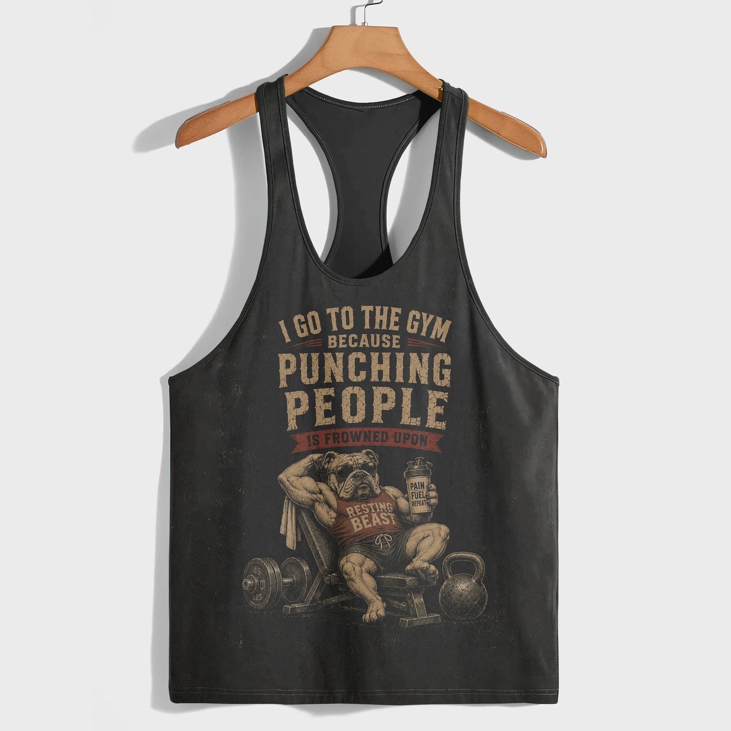 Bodybuilding Racerback Tank Top- TT03142