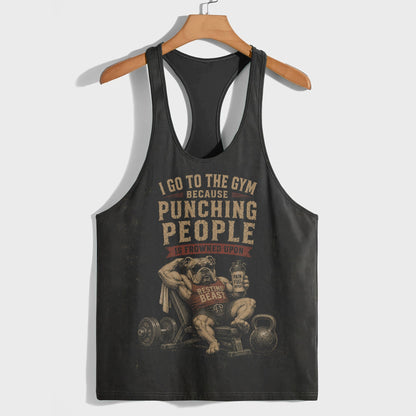 Bodybuilding Racerback Tank Top- TT03142