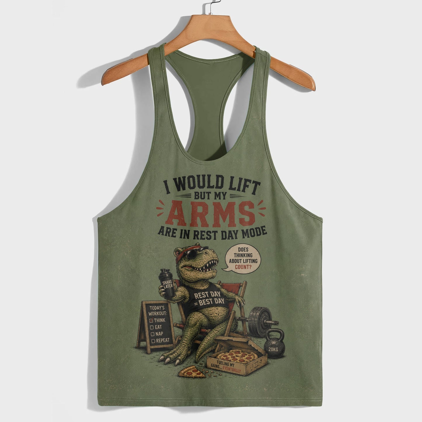 Bodybuilding Racerback Tank Top- TT03143