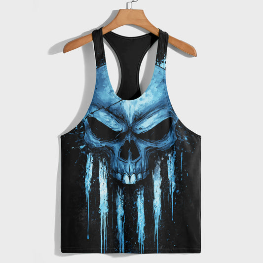 Skull 3D Racerback Tank Top- TT03154
