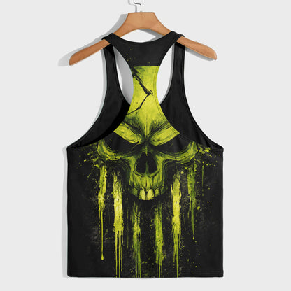 Skull 3D Racerback Tank Top- TT03155