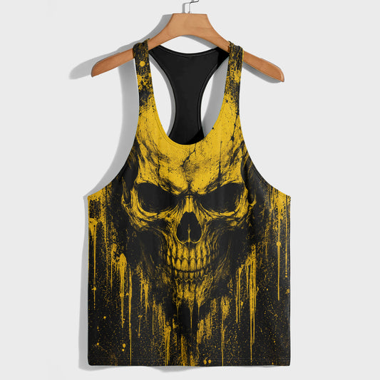 Skull 3D Racerback Tank Top- TT03172