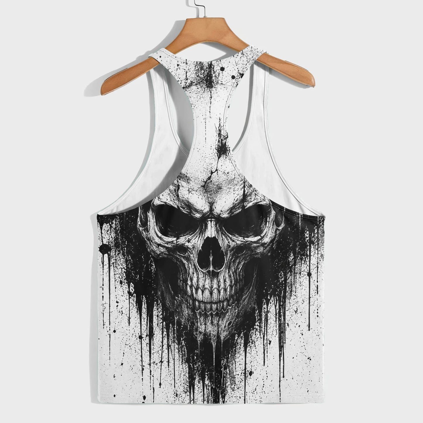Skull 3D Racerback Tank Top- TT03173