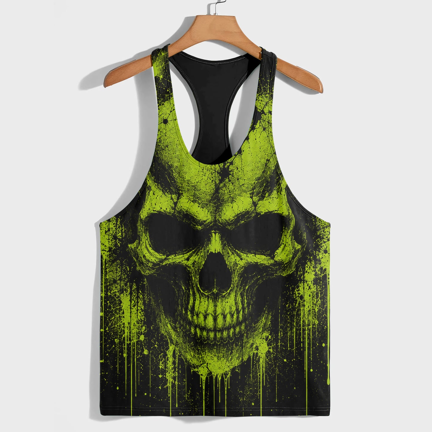 Skull 3D Racerback Tank Top- TT03175