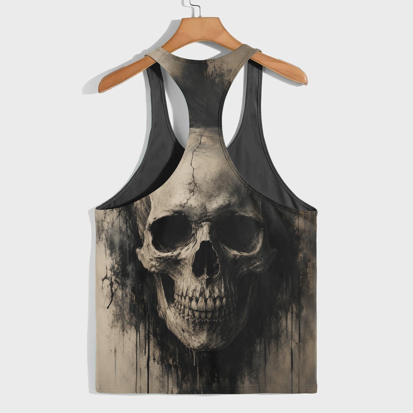 Skull 3D Racerback Tank Top- TT03182
