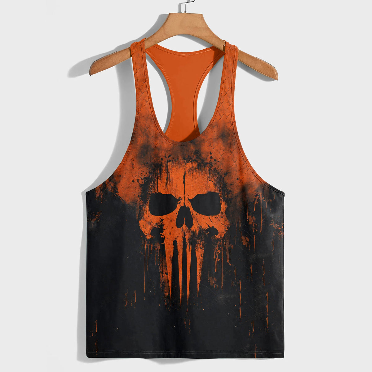 Skull 3D Racerback Tank Top- TT03245