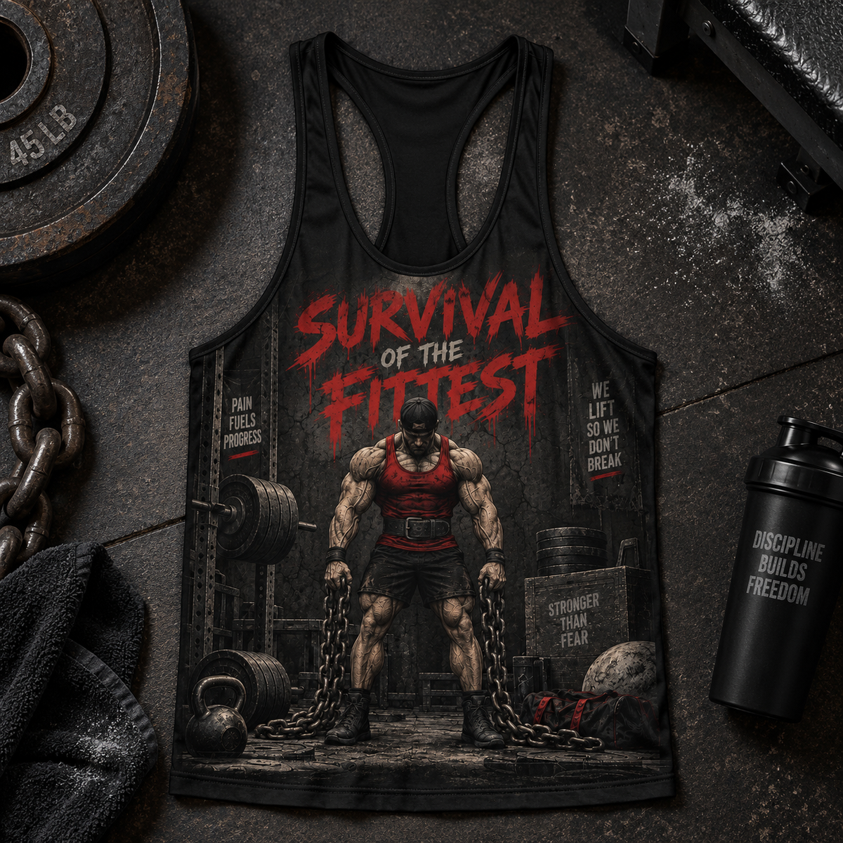 Bodybuilding Racerback Tank Top- TT03299