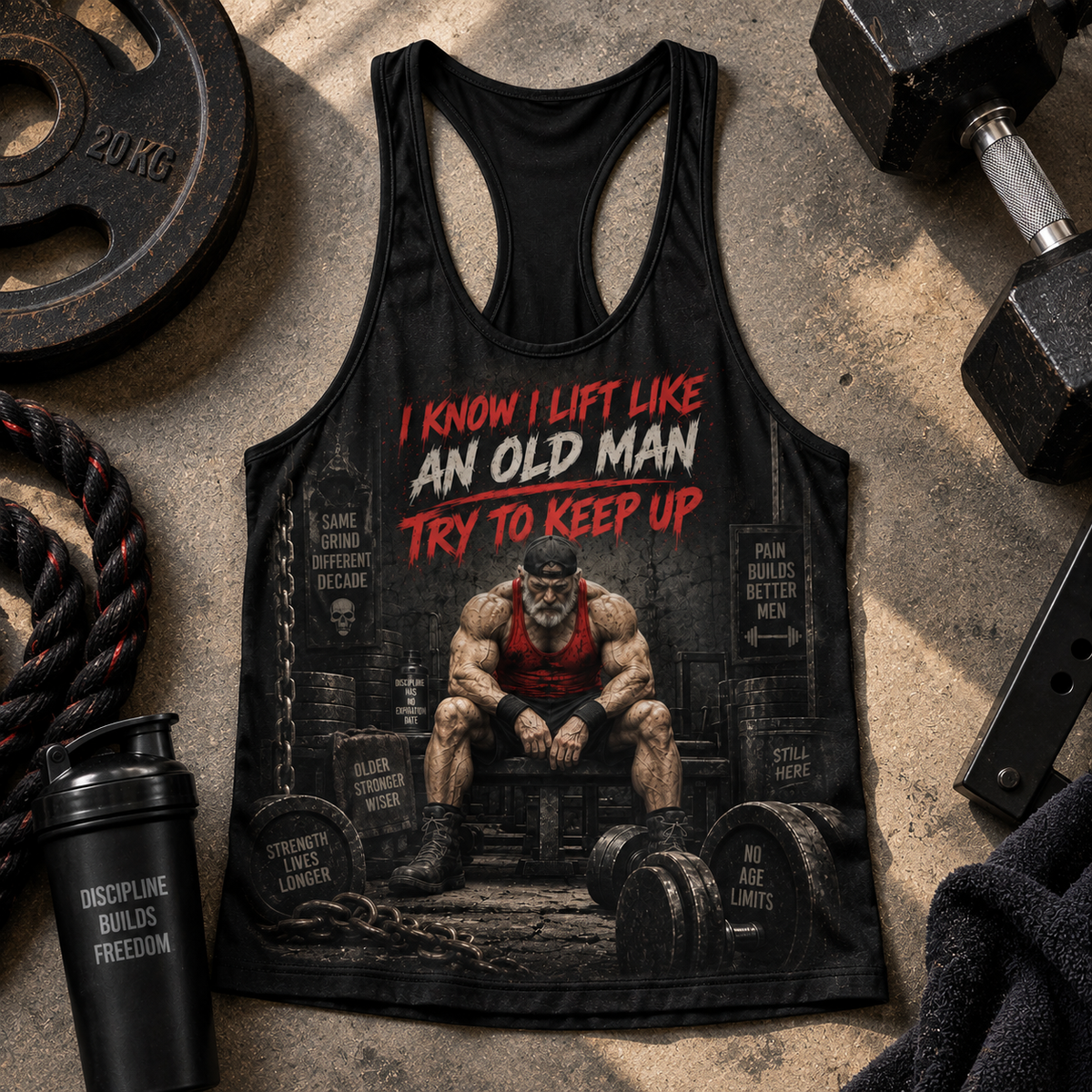 Bodybuilding Racerback Tank Top- TT03300