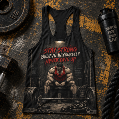 Bodybuilding Racerback Tank Top- TT03301