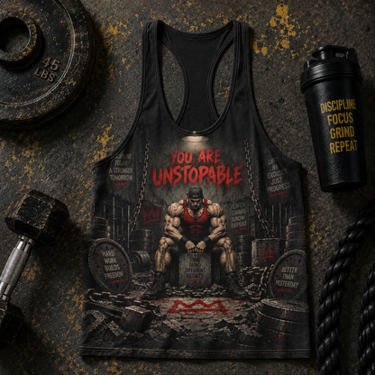 Bodybuilding Racerback Tank Top- TT03302