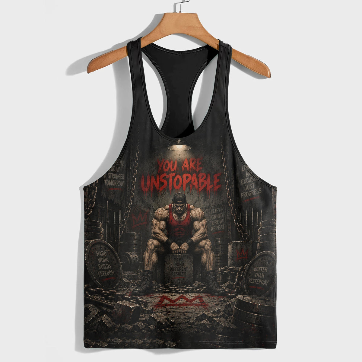 Bodybuilding Racerback Tank Top- TT03302