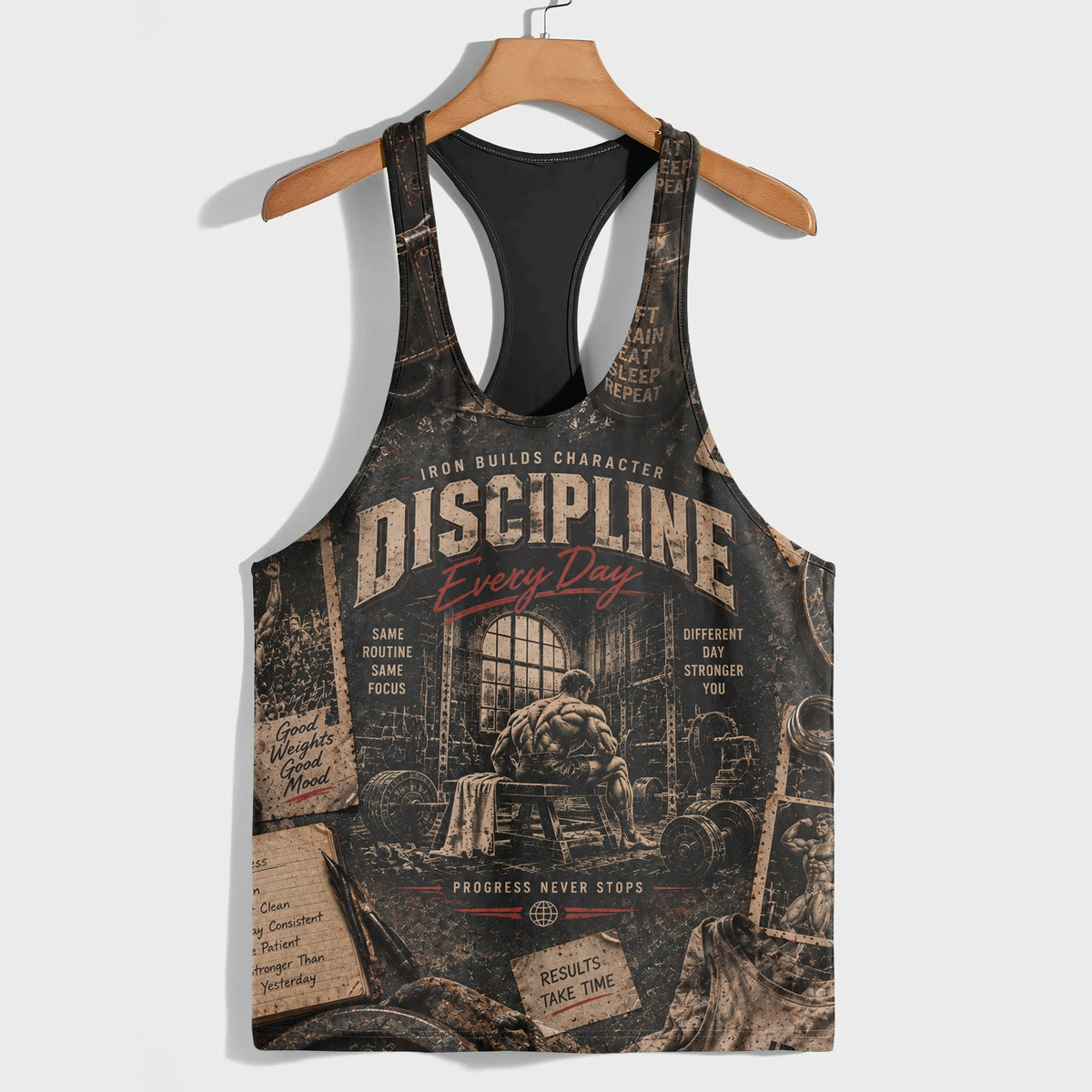 Bodybuilding Racerback Tank Top- TT03378