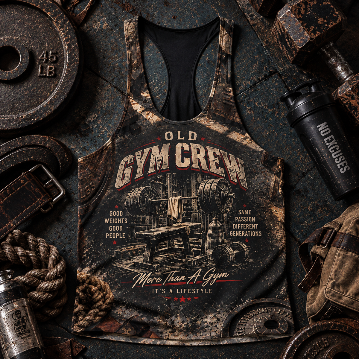 Bodybuilding Racerback Tank Top- TT03376