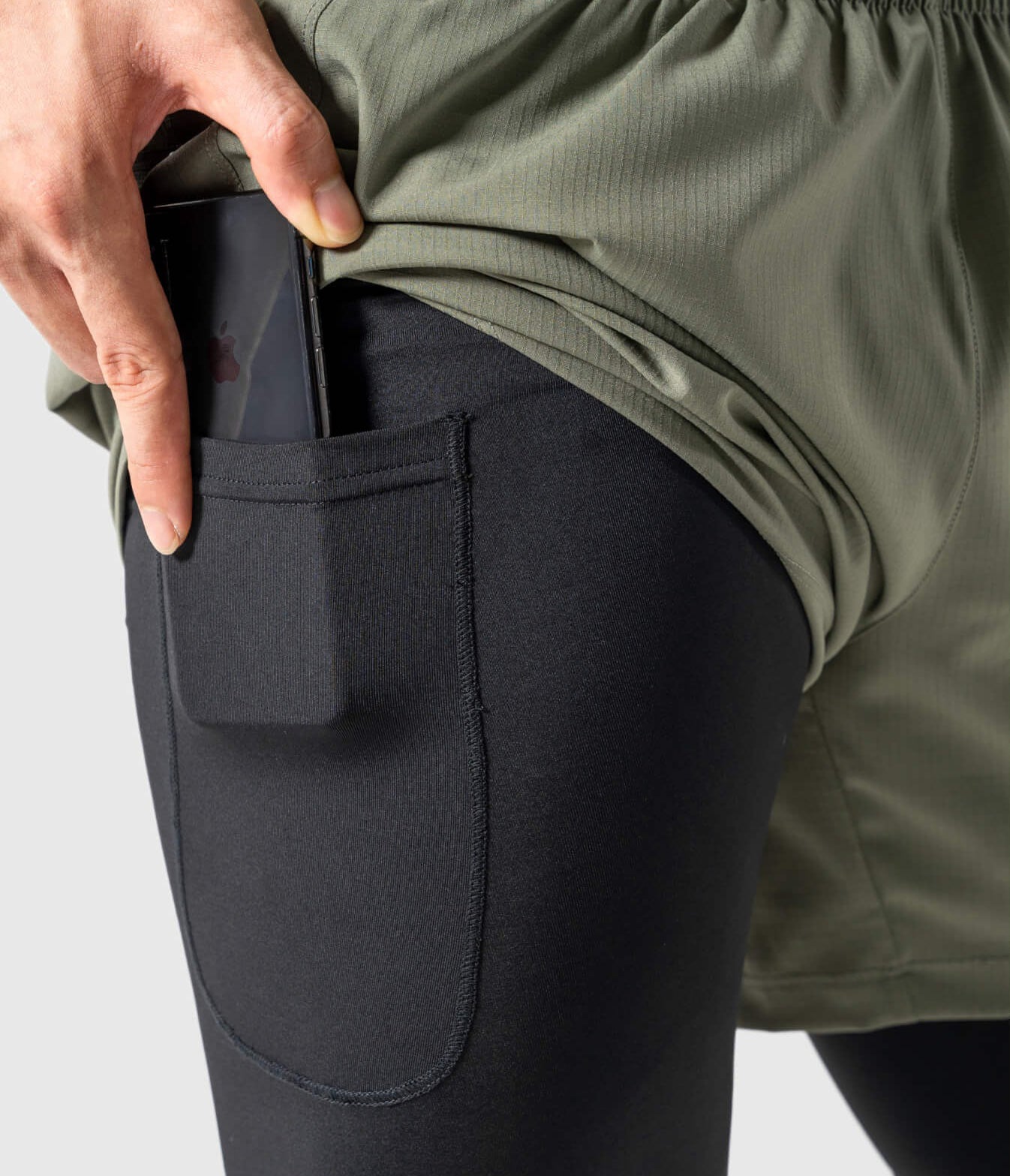 Camo Double Layer Performance Shorts- AA08155